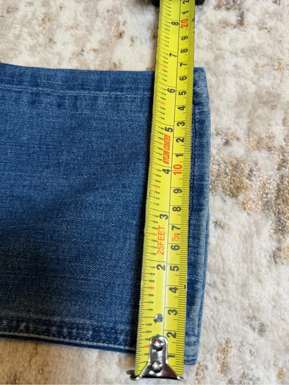 Mother Women's Mid Rise Dazzler Ankle Jeans Blue Stretch 5-Pocket Solid Size 26